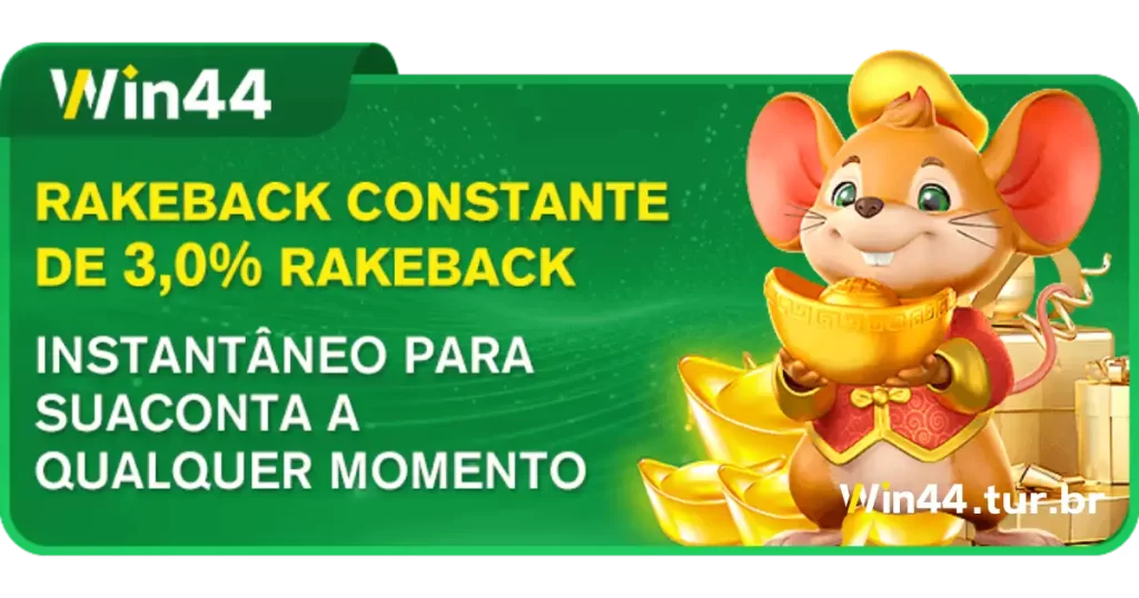 Win44 Cashback / Desconto por Aposta
